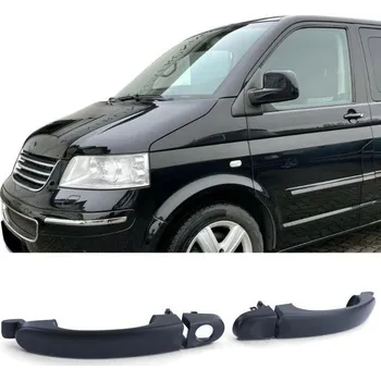 Dveře karosérie Klika dveří exteriérové černá (levá+pravá) pro . VW Bus T5 03-09