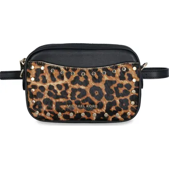 Michael Kors Kůžoná ledvinka/crossbody kabelka Jet Set | Barva:černý | Velikost:OS