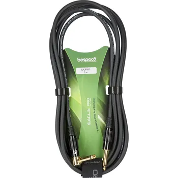 Příslušenství ke zvukové technice Bespeco Eagle Pro Instrument Cable Angled 3 m + prodloužená záruka 3 roky