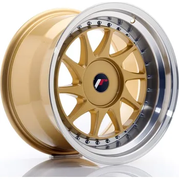Alu kolo Japan Racing JR26 17x10 ET20-25 BLANK, Gold w/Machined Lip