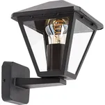 Rabalux 7146 PAVARETO - Nástěnné venkovní svítidlo v černé barvě, 1 x E27, IP44 (Černé venkovní svítidlo na zeď)