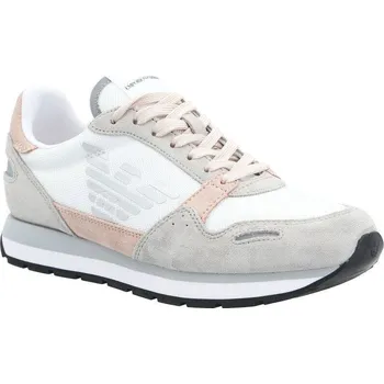 Dámské tenisky Emporio Armani Tenisky s přídavkem kůže | Barva:béžový | Velikost:37,5