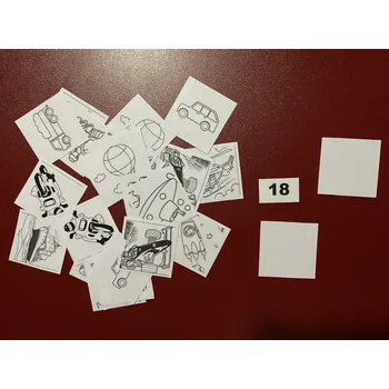 Pexeso HandMade by VeJa Pexeso vel.L č.18 - dopravní prostředky (24kousků)