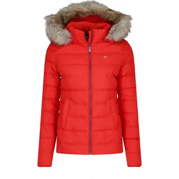 Tommy Jeans Péřová bunda | Barva:červený | Velikost:XL