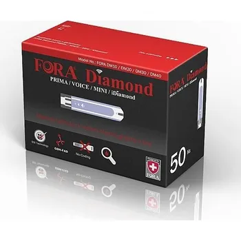 Testovací proužky ke glukometrům Diamond 50 ks
