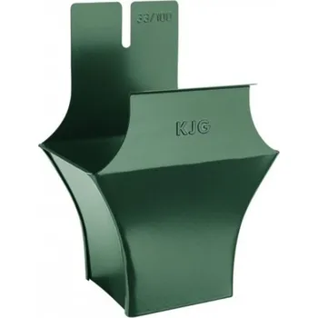 okap Kotlík pozinkovaný hranatý mechově zelený 330/ 80 mm