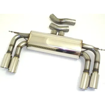 Tlumič výfuku 3"(76mm) sportovní tlumič výfuku- Duplex BMW X6 M - s certifikátem ECE (971340D-X3-X)