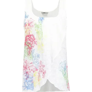 Dámské tričko Desigual Halenka | Barva:bílý | Velikost:XS
