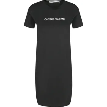 Dámské šaty CALVIN KLEIN JEANS Šaty Institutional | Barva:černý | Velikost:S