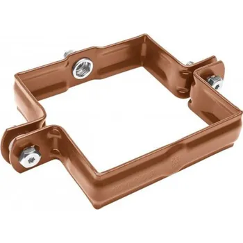 okap Objímka hliníková hranatá měděno hnědá 120 mm bez hrotu s metrickým závitem M10