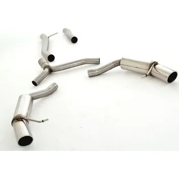 76mm Výfukový systém- Duplex (nerez) - s certifikátem ECE (991037-X3-X)