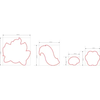 Vykrajovátko Naše Vykrajovátko Kočka Marie - puzzle Varianta: Sada - vykrajovátka Vykrajovátko