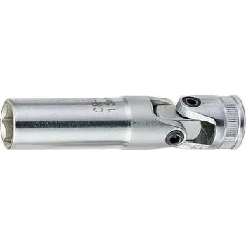 Gola hlavice FORCE 1/2 "6 hranný kloubový nástavec s prodlouženou hlavicí 19mm.