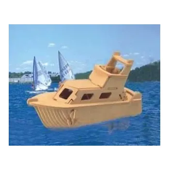 3D puzzle Woodcraft Dřevěné 3D puzzle jachta
