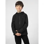 4F 4FJSS23TSOFM091 DEEP BLACK Dětská softshellová bunda EU 146