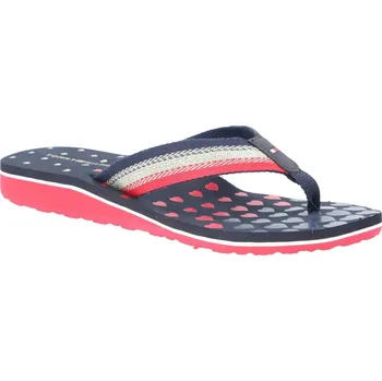 Dámské pantofle Tommy Hilfiger Žabky HEART PRINT | Barva:tmavě modrá | Velikost:36
