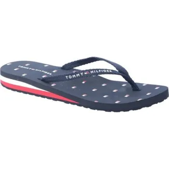 Dámské pantofle Tommy Hilfiger Žabky TH FLAG BEACH | Barva:tmavě modrá | Velikost:41