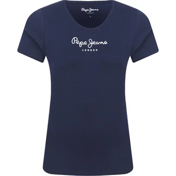 Dámské tričko Pepe Jeans London Tričko New Virginia | Barva:tmavě modrá | Velikost:XS