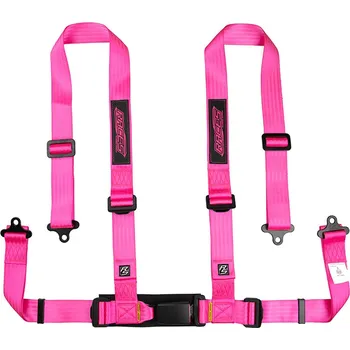 Návlek na bezpečnostní pás 4-bodové bezpečnostní pásy RACES Classic, 2" (50 mm), růžová, schválení E8
