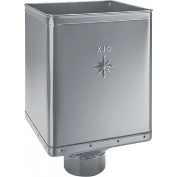 Střecha Kotlík pozinkovaný sběrný DESIGN prachově šedý 100 mm excentrický