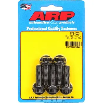 Šroub M10 x 1.25 x 30 12pt černý oxid šrouby (5ks)