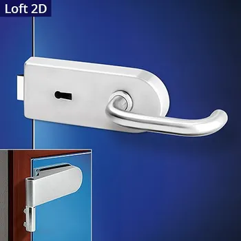 Dveřní kování ACT SERVIS ACT - Una Loft OV 2D Provedení: BB (pokojový klíč), Povrch: IN - nerez