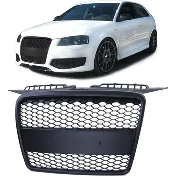 Tuning Sportovní mřížka bez loga Černá matná pro Audi A3 8P 05-08