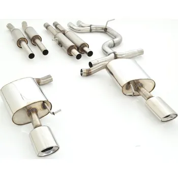 2x55mm Výfukový systém- Duplex Skoda Superb 3T - s certifikátem ECE (992518-X)