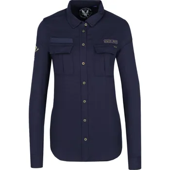 Oblečení a móda Superdry Košile KARINA | Barva:tmavě modrá | Velikost:XS