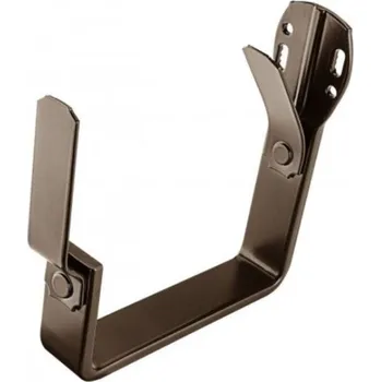 okap Hák hliníkový hranatý do krokve hnědý 400 mm