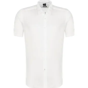 boss Lněná košile Luka | Barva:bílý | Velikost:M