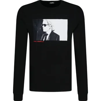 Pánská mikina Karl Lagerfeld Mikina | Barva:tmavě modrá | Velikost:S