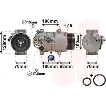 Kompresor klimatizace Kompresor, klimatizace VAN WEZEL 3000K404