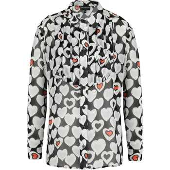 Dámská móda Emporio Armani Košile | Barva:černý | Velikost:40