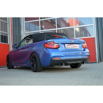 70mm Výfukový systém- Duplex BMW 2er F22 / F23 - s certifikátem ECE (881354MD-X)