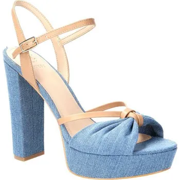 Dámská obuv Guess Sandály na klínku LEVIVY | Barva:modrý | Velikost:40