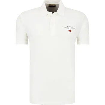 Pánské tričko Napapijri Polokošile Elbas 2 | Barva:bílý | Velikost:XL