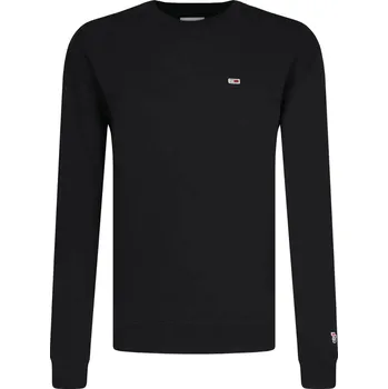 Pánský svetr Tommy Jeans Mikina TOMMY CLASSICS | Barva:černý | Velikost:XXL