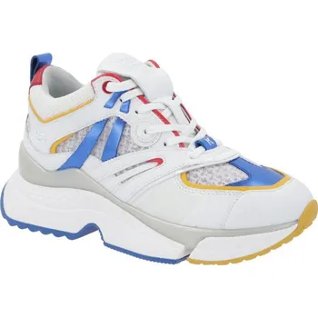 Dámská košile Karl Lagerfeld Tenisky AVENTUR s přídavkem kůže | Barva:bílý | Velikost:36