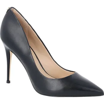 Dámské holínky Guess Kůžoné jehly OKLEY 6 | Barva:černý | Velikost:37