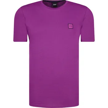 Pánské tričko BOSS CASUAL Tričko Tales | Barva:fialový | Velikost:XL