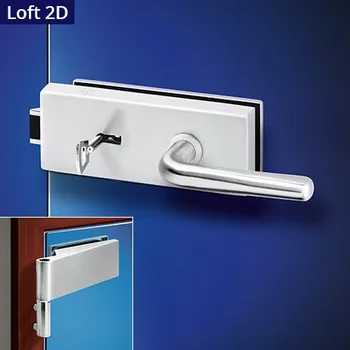 Dveřní kování ACT SERVIS ACT - Sira Loft HR 2D Provedení: BB (pokojový klíč), Povrch: IN - nerez