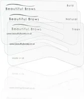 Beautiful Brows Šablony na obočí 6 typů