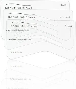 Šablona na obočí Beautiful Brows Šablony na obočí 6 typů
