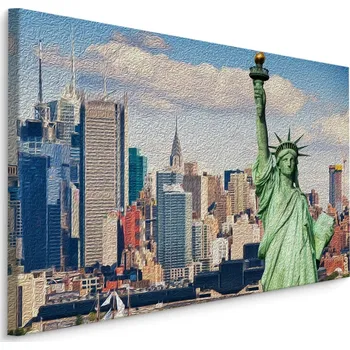 Obraz Plátno Socha Svobody V New Yorku II. Varianta: 30x20