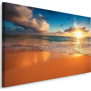 Plátno Západ Slunce Na Pláži II. Varianta: 40x30