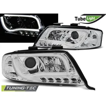 Přední světlomet PŘEDNÍ SVĚTLA TUBE LIGHT CHROM pro AUDI A6 06.01-05.04