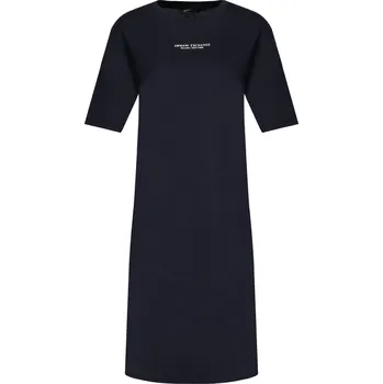 Dámské šaty Armani Exchange Šaty | Barva:tmavě modrá | Velikost:M