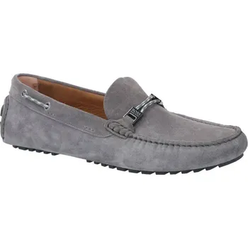 Pánské mokasíny boss Kůžoné mokasíny Driver Mocc | Barva:šedý | Velikost:44