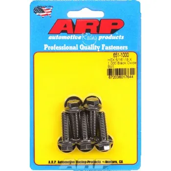 Šroub 5/16 -18 X 1.000 hex černý oxid šrouby (5ks)